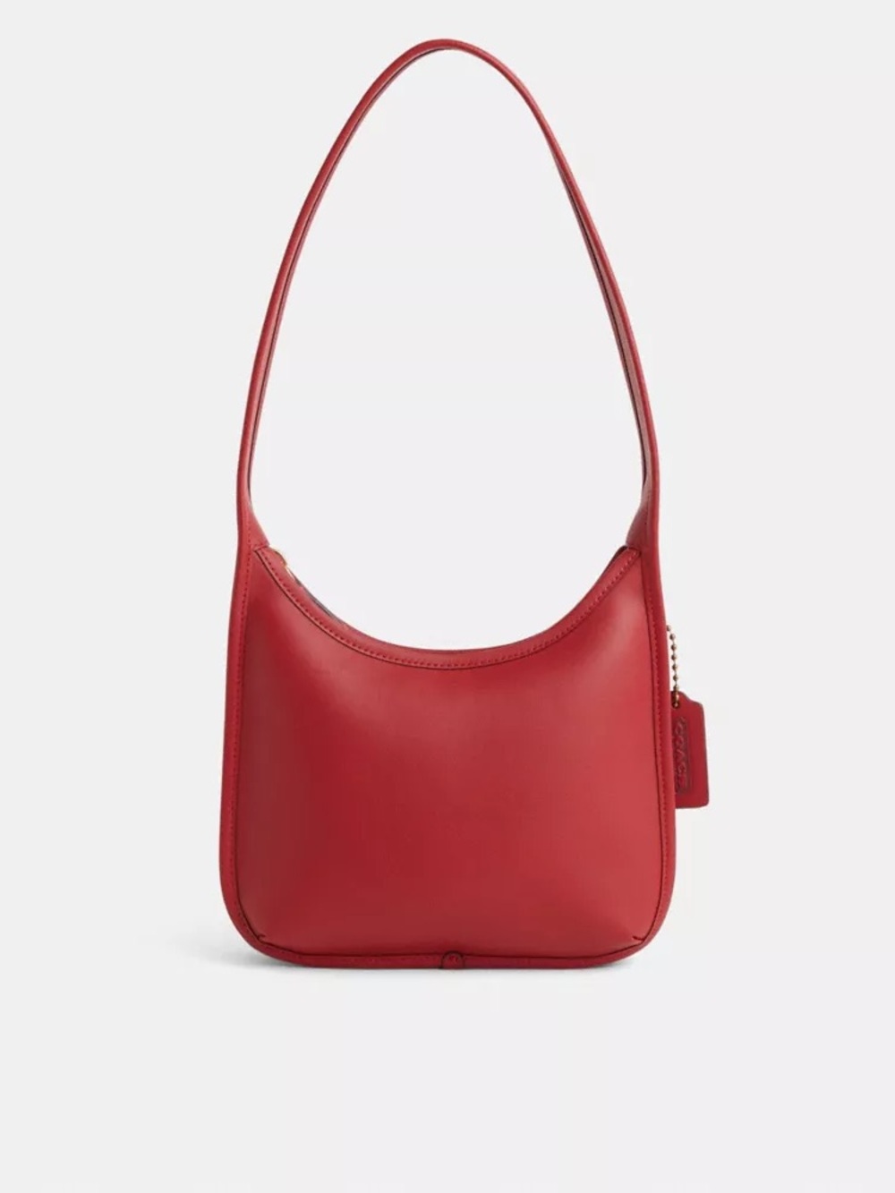 NWT Coach Curve Zip Bag in Ruby Red Ergo